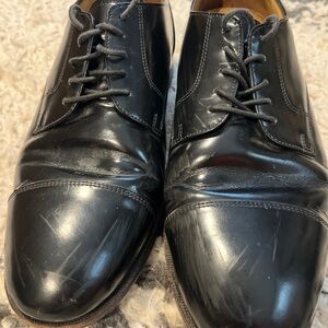 Bostonian - Classic Leather Black Cap Toe Dress Shoes (Crown Windsor)